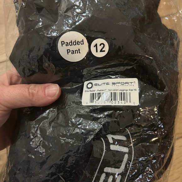 Goalkeeper padded compression leggings - Picture 4 of 4